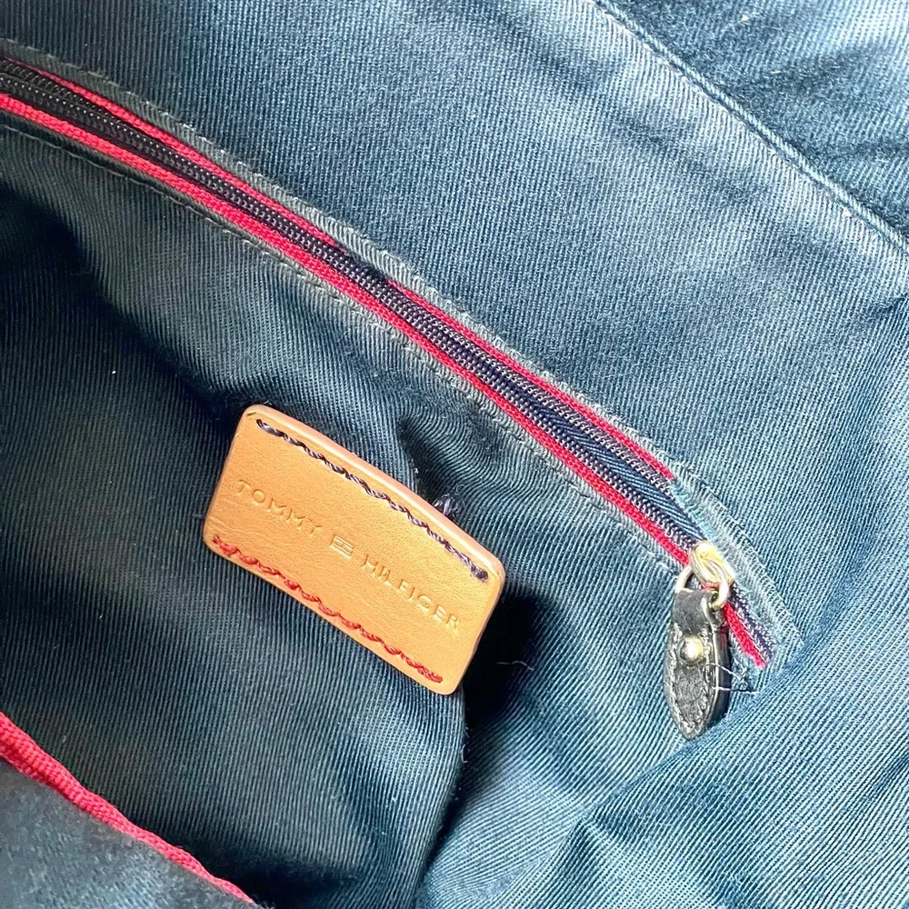 Tommy Hilfiger Women’s Black Genuine Leather Backpack | Minimalist Casual - Picture 8 of 10